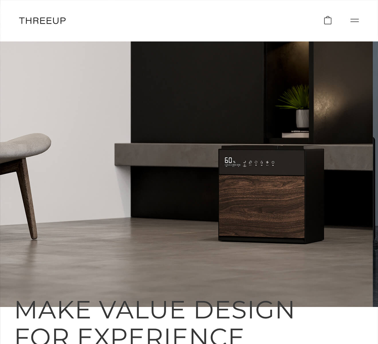 THREEUP ECサイト